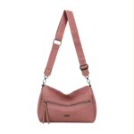Bolso Bandolera en Tela Nylon para Mujer Nazareno Gabrielli con 2 Bolsillos Exteriores - Imagen 2