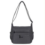 Bolso de Hombro en Nylon Nazareno Gabrielli con Multicompartimentos Exteriores Mujer - Imagen 5
