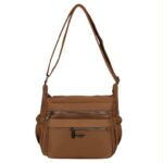 Bolso de Hombro en Nylon Nazareno Gabrielli con Multicompartimentos Exteriores Mujer - Imagen 10