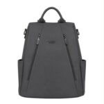 Mochila Antirrobo en Nylon para Mujer Nazareno Gabrielli con 2 Bolsillos Frontales - Imagen 5
