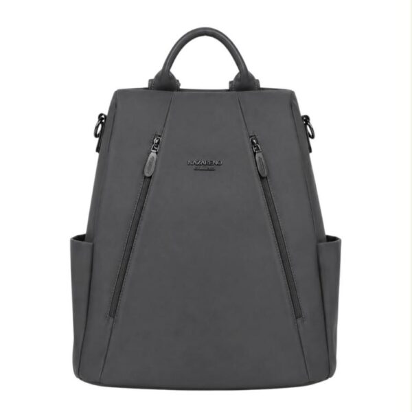 Mochila Antirrobo en Nylon para Mujer Nazareno Gabrielli con 2 Bolsillos Frontales - Imagen 5