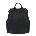 Mochila Antirrobo en Nylon para Mujer Nazareno Gabrielli con 2 Bolsillos Frontales - Imagen 6