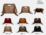 Bolso de Mano Sintético para Mujer con Flecos Decorativos Laterales y Diseño Costura Central - Imagen 7