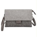 Bolso Bandolera Tricolor Sintético de Mujer con Asa Corta de Mano y Varios Compartimentos - Imagen 6
