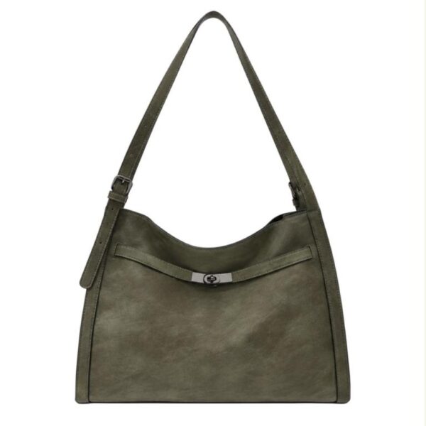 Bolso de Hombro Sintético Tipo Hobo con Manivela de Giro Frontal + Bolso Bandolera Mujer - Imagen 5