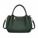 Bolso de Mano en Piel Italiana para Mujer con 2 Asas y Bolsillo Trasero - Imagen 11
