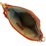 Bolso de Hombro de Mujer Piel Italiana con Cremalleras Laterales Decorativas - Imagen 14
