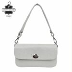 Bolso de Mano en Piel Italiana para Mujer con Diseño Elegante y Manivela de Giro - Imagen 21