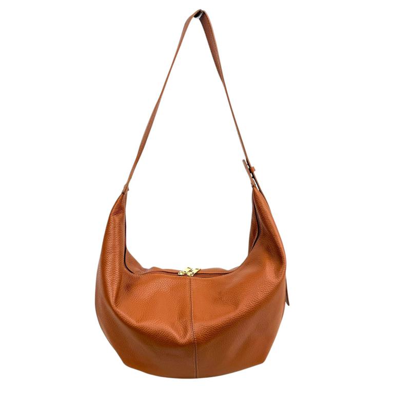 CG58075-B Bolso de Hombro en Piel Italiana con Costura Frontal y Gran Capacidad para Mujer - Imagen 1