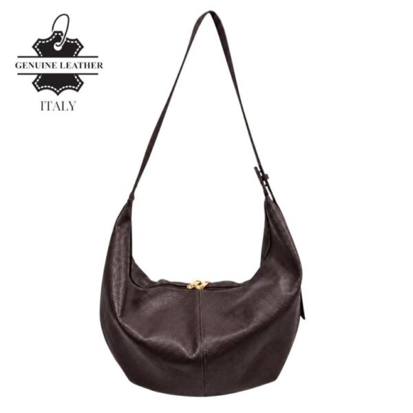 Bolso de Hombro en Piel Italiana con Costura Frontal y Gran Capacidad para Mujer - Imagen 5