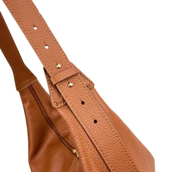 Bolso de Hombro en Piel Italiana con Costura Frontal y Gran Capacidad para Mujer - Imagen 16