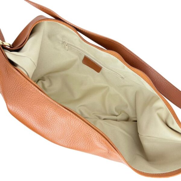 Bolso de Hombro en Piel Italiana con Costura Frontal y Gran Capacidad para Mujer - Imagen 17