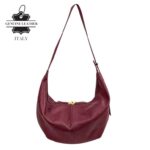 Bolso de Hombro en Piel Italiana con Costura Frontal y Gran Capacidad para Mujer - Imagen 6
