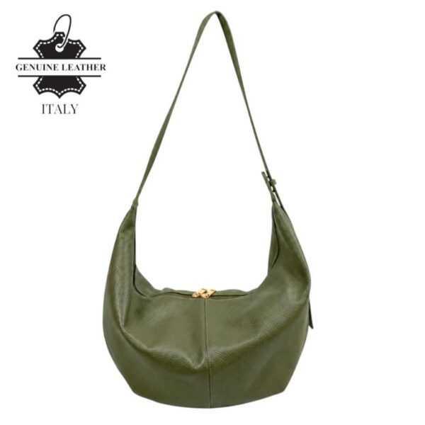 Bolso de Hombro en Piel Italiana con Costura Frontal y Gran Capacidad para Mujer - Imagen 7
