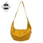 Bolso de Hombro en Piel Italiana con Costura Frontal y Gran Capacidad para Mujer - Imagen 9