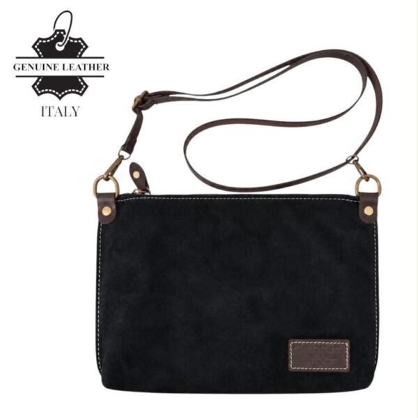 Bolso Bandolera de Mujer en Piel de Serraje Italiana para Universidad con Elegante Diseño - Imagen 4