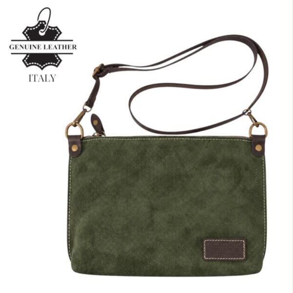 Bolso Bandolera de Mujer en Piel de Serraje Italiana para Universidad con Elegante Diseño - Imagen 6