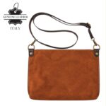 Bolso Bandolera de Mujer en Piel de Serraje Italiana para Universidad con Elegante Diseño - Imagen 12