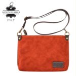 Bolso Bandolera de Mujer en Piel de Serraje Italiana para Universidad con Elegante Diseño - Imagen 9