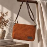 Bolso Bandolera de Mujer en Piel de Serraje Italiana para Universidad con Elegante Diseño - Imagen 13