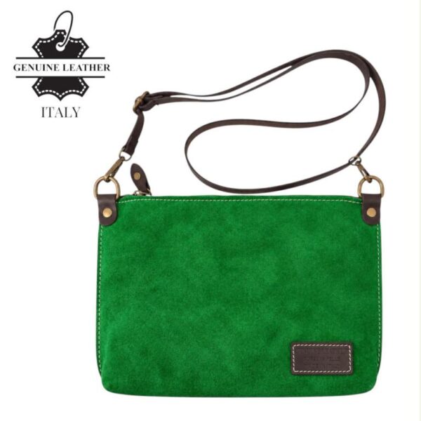 Bolso Bandolera de Mujer en Piel de Serraje Italiana para Universidad con Elegante Diseño - Imagen 3
