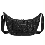 Riñonera Acolchada de Nylon Charro con 4 Compartimentos con Cremallera para Mujer - Imagen 5