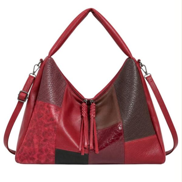 Bolso de Hombro Sintético tipo Hobo con Frontal Multicolor y Gran Capacidad para Mujer - Imagen 5