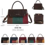 Bolso de Mano Sintético Gino Valentini tipo Maletín con Diseño Multicolor para Mujer