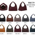 Bolso de Mano Sintético para Mujer con Asa Gruesa, Bolsillo Trasero y Compartimentos Internos