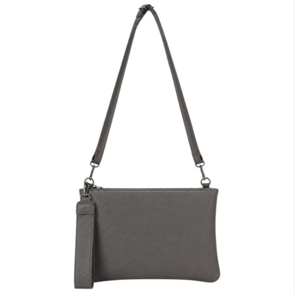 Bolso Bandolera Sintético con Asa Corta Gruesa y Bolsillo Trasero para Mujer - Imagen 5