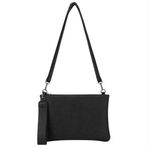 Bolso Bandolera Sintético con Asa Corta Gruesa y Bolsillo Trasero para Mujer - Imagen 4