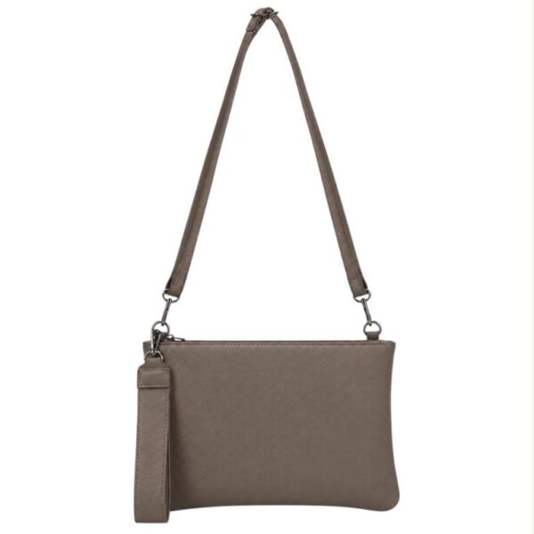 Bolso Bandolera Sintético con Asa Corta Gruesa y Bolsillo Trasero para Mujer - Imagen 3