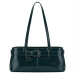 Bolso de Hombro Sintético con Frontal Decorativo tipo Cinturón y Asas Largas para Mujer - Imagen 2