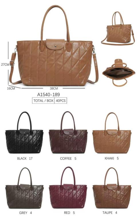 CGA1540-189-All Bolso de Mano Sintético Acolchado de Mujer con Mini Solapa de Botón y Gran Capacidad - Imagen 1