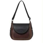Bolso de Hombro Sintético Multicolor Maxfly con Solapa y Bolsillos Exteriores para Mujer - Imagen 4