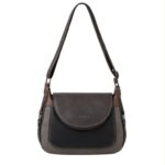 Bolso de Hombro Sintético Multicolor Maxfly con Solapa y Bolsillos Exteriores para Mujer - Imagen 6
