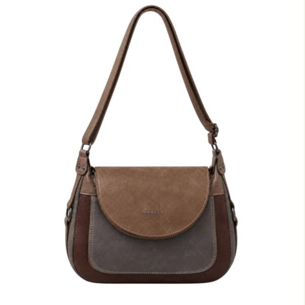 Bolso de Hombro Sintético Multicolor Maxfly con Solapa y Bolsillos Exteriores para Mujer - Imagen 5
