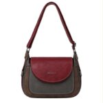 Bolso de Hombro Sintético Multicolor Maxfly con Solapa y Bolsillos Exteriores para Mujer - Imagen 3