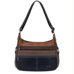 Bolso de Hombro Sintético Maxfly con Diseño Multicolor y 6 Cremalleras para Mujer - Imagen 6