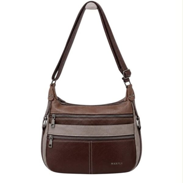Bolso de Hombro Sintético Maxfly con Diseño Multicolor y 6 Cremalleras para Mujer - Imagen 7