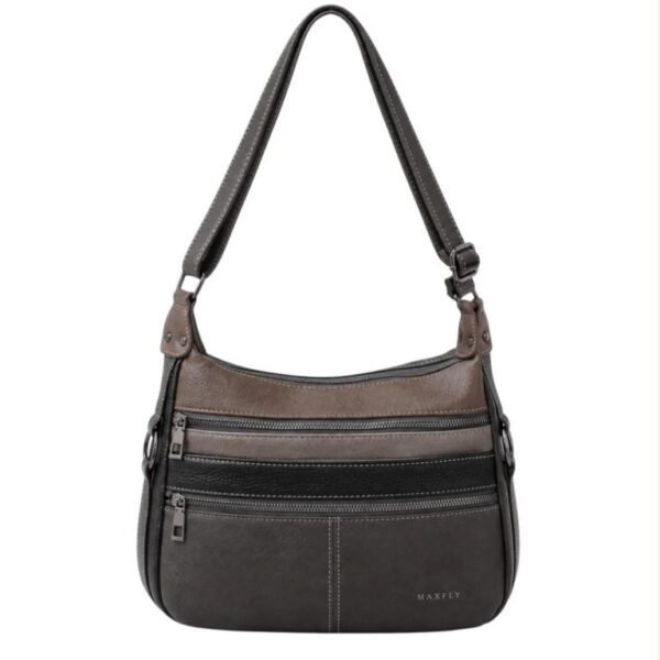 Bolso de Hombro Sintético Maxfly con Diseño Multicolor y 6 Cremalleras para Mujer - Imagen 8
