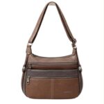 Bolso de Hombro Sintético Maxfly con Diseño Multicolor y 6 Cremalleras para Mujer - Imagen 2
