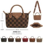 Bolso de Mano Sintético y Compacto Micussi de Mujer con Mini Solapa y Tira Bandolera