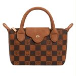 Bolso de Mano Sintético y Compacto Micussi de Mujer con Mini Solapa y Tira Bandolera