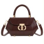 Bolso de Mano Sintético con Forma Hexagonal y Solapa de Giro Frontal para Mujer - Imagen 4