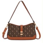 Bolso de Hombro Sintético Bicolor D. Cristina con Mini Solapa, Cremallera y Asa Larga para Mujer - Imagen 3