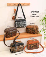 Bolso Bandolera Sintético Maxfly con Diseño Animal Print y 4 Compartimentos para Mujer - Imagen 2