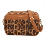 Bolso Bandolera Sintético Maxfly con Diseño Animal Print y 4 Compartimentos para Mujer - Imagen 4