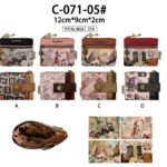 Monedero Sintético Muñeca Sweet Candy de Mujer con Caja, Anilla y Bolsillo Frontal con Cremallera