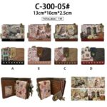 Monedero Sintético Muñeca Sweet Candy con Bolsillo Interno, Mini Solapa y Caja para Mujer